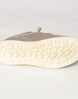 American Darling ADFT133GR13 Hand tooled carved genuine leather trim lightweight shoe footwear slip on