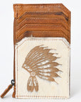 American Darling ADCCM101H Card-Holder Hair On Genuine Leather women bag western handbag purse