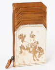 American Darling ADCCM101I Card-Holder Hair On Genuine Leather women bag western handbag purse
