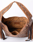 Hobo Hair On Saddle Blanket Genuine Leather Western Bag For Women