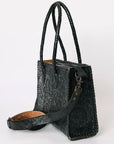 American Darling Tote Hand Tooled Genuine Leather Western Women Bag Handbag Purse | Black | Western Tote Bag | Travel Tote Bags | College Tote Bag | Casual Tote Bag