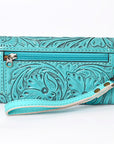 American Darling Clutch Hand Tooled Genuine Leather women bag western handbag purse