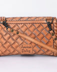 American Darling Wallet Hand Tooled Genuine Leather women bag western handbag purse