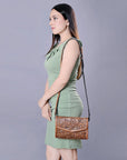 American Darling Wallet Hand Tooled Genuine Leather women bag western handbag purse