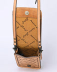 American Darling Cell Phone Holder Hand Tooled Genuine Leather women bag western handbag purse