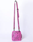 American Darling Cross Body Hand Tooled Genuine Leather women bag western handbag purse