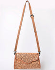 American Darling ADBG1137A Clutch Hand Tooled Genuine Leather women bag western handbag purse