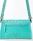 American Darling ADBG1137A Clutch Hand Tooled Genuine Leather women bag western handbag purse