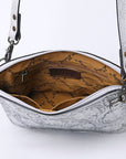 American Darling Cross Body Hand Tooled Genuine Leather women bag western handbag purse