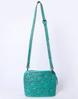 American Darling Cross Body Hand Tooled Genuine Leather women bag western handbag purse