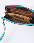 American Darling Clutch Hand Tooled Genuine Leather women bag western handbag purse