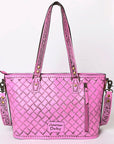 American Darling Tote Hand Tooled Genuine Leather women bag western handbag purse