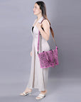 American Darling Tote Hand Tooled Genuine Leather women bag western handbag purse