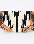 American Darling ADBG1097A Wallet Hand Tooled Saddle Blanket Genuine Leather women bag western handbag purse