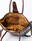American Darling ADBG1084A Tote Hand Tooled Saddle Blanket Genuine Leather women bag western handbag purse