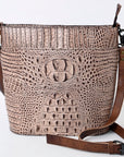 American Darling Crossbody Crocodile Embossed Genuine Leather Women Bag Western Handbag Purse