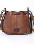 ADBG1144 American Darling Hobo Hand Tooled Hair-On Genuine Leather women bag western handbag purse