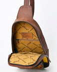 American Darling Sling Hand Tooled Saddle Blanket Genuine Leather women bag western handbag purse
