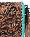 American Darling Organiser Beautifully Hand Tooled Genuine Leather women bag