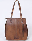 ADBG1149 American Darling Tote Hand Tooled Saddle Blanket Genuine Leather women bag western handbag purse