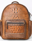 ADBG1154 American Darling Backpack Crocodile embossed Genuine Leather women bag western handbag purse