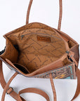 American Darling Tote Hand Tooled Genuine Leather women bag western handbag purse