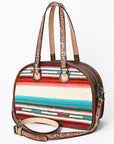 ADBG1162 American Darling Tote Saddle Blanket Genuine Leather women bag western handbag purse