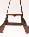 American Darling Clear Bag Hand Tooled Genuine Leather Women Bag Western Handbag Purse