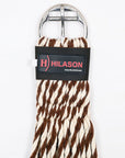 HILASON Horse Western 27 Strand Double Weave Two-Tone Roper Cinch