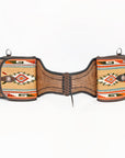 Hilason Floral Western Horse Leather Saddle Bag Heavyduty Traditional Trail Ride