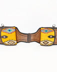 Hilason Floral Western Horse Leather Saddle Bag Heavyduty Traditional Trail Ride