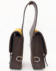 Hilason Floral Western Horse Leather Saddle Bag Heavyduty Traditional Trail Ride