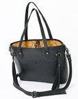 American Darling Tote Crocodile Embossed Genuine Leather Women Bag Western Handbag Purse