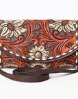 ADBGA379 American Darling Hand Tooled Genuine Leather Women Bag Western Handbag Purse
