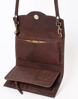 ADBGA381 American Darling Hand Tooled Genuine Leather Women Bag Western Handbag Purse