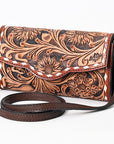 ADBGA381 American Darling Hand Tooled Genuine Leather Women Bag Western Handbag Purse
