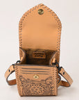 American Darling Cell Phone Holder Hand Tooled Genuine Leather Women Bag Western Handbag