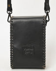 American Darling Cell Phone Holder Hand Tooled Genuine Leather Women Bag Western Handbag