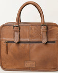 American Darling ADBG1183 Hand Tooled Crocodile Embossed Genuine Leather Women Bag Western Handbag Purse