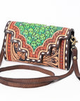 American Darling Hand Tooled Genuine Leather Women Bag Western Handbag Purse
