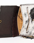 American Darling Hand Tooled Hair On Genuine Leather Women Bag Western Handbag Purse