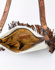 American Darling ADBGS192BY Messenger Hair-On Genuine Leather Women Bag Western Handbag Purse