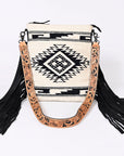 American Darling ADBGS192CA Messenger Saddle Blanket Genuine Leather Women Bag Western Handbag Purse