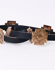 Full Grain Genuine American Leather Belt Men and Women Bling