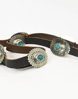 Full Grain Genuine American Leather Belt Men and Women Bling