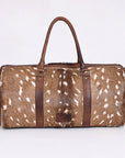 American Darling Women's Duffel Bag Western Hair On Genuine Leather Handbag and Ladies Purse