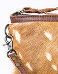 American Darling Wristlet Hair on Genuine Leather Western Women Bag | Handbag Purse | Women Wristlet | Wristlet Wristlet | Travel Wristlet | Leather Wristlet | Clutch Wristlet