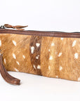 American Darling Wristlet Genuine Leather Women Bag W. Handbag Purse –
