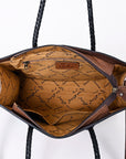 American Darling Tote Hand Tooled Genuine Leather women bag western handbag purse