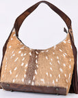 Hobo Hair On Saddle Blanket Genuine Leather Western Bag For Women